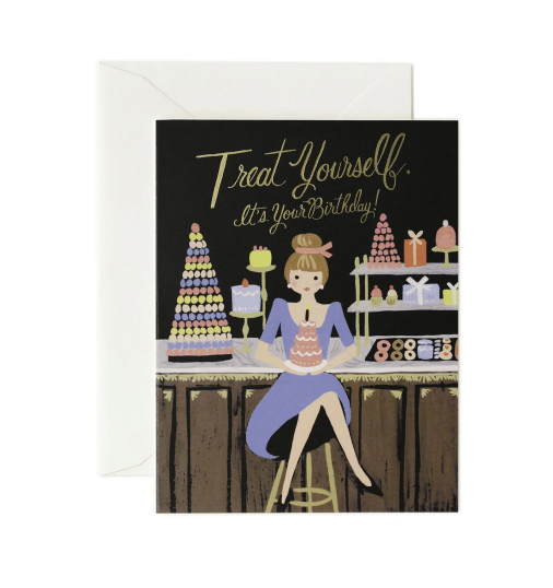 Treat Yourself Birthday Card