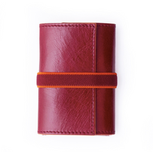 Load image into Gallery viewer, Unisex Red Leather Card Wallet Holder