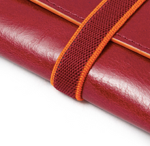 Load image into Gallery viewer, Unisex Red Leather Card Wallet Holder