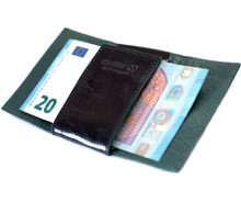 Load image into Gallery viewer, Unisex Navy Leather Card Wallet Holder
