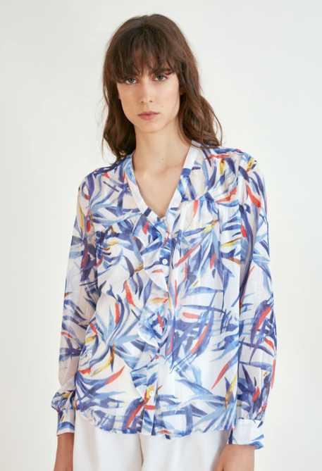 Palm Trees Lola Blouse