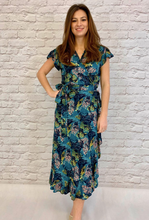 Load image into Gallery viewer, Tropical Wrap Dress