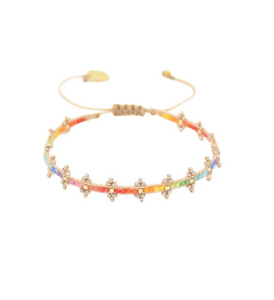 Rainbow Shanti Bracelet