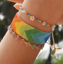 Load image into Gallery viewer, Rainbow Shanti Bracelet