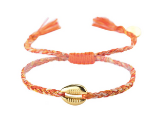 Mishky Caracolito Shell Bracelet - Orange