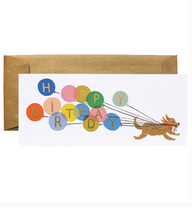 Happy Birthday Balloon Card