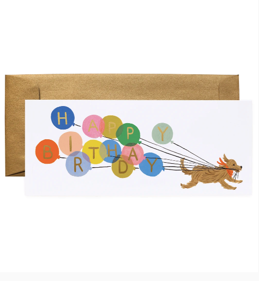 Happy Birthday Balloon Card