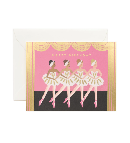 Ballet Birthday Card