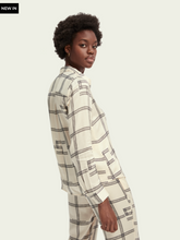 Load image into Gallery viewer, Maison Scotch - Printed long sleeve drapey shirt