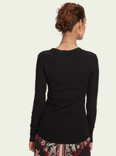 Load image into Gallery viewer, Long sleeve V-neck Grandad t-shirt