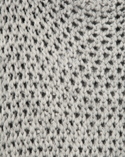 Load image into Gallery viewer, Long Chunky Knit Cardigan With Hole Design - Light Grey - LAST ONE
