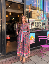 Load image into Gallery viewer, Mauve Multi Floral Print Dress