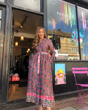Load image into Gallery viewer, Mauve Multi Floral Print Dress