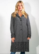 Load image into Gallery viewer, Grey Wool Long Blanket Coat