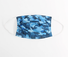 Load image into Gallery viewer, Unisex Blue Camouflage Face Covering - QTY 3 for £10