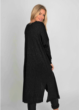 Load image into Gallery viewer, Long Sparkle Cardi - One Size - Black