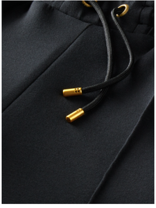 Black Soft Wide Leg Sweatpants