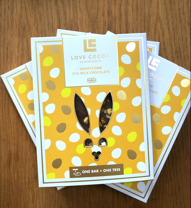 Bunny Honeycomb 41% Milk Chocolate Bar