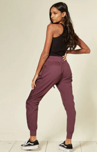 Load image into Gallery viewer, Cotton Joggers - Bordeaux - LAST PAIR - SIZE 8-10/Small