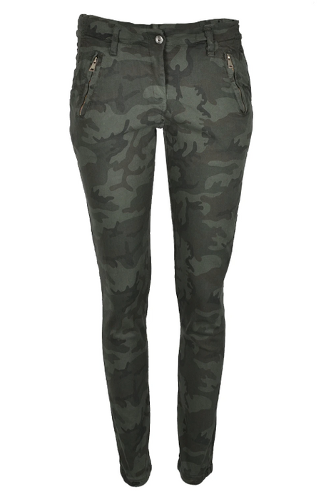 Camouflage Pants Dark Green