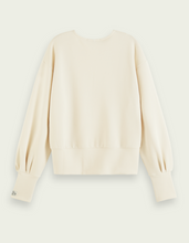 Load image into Gallery viewer, Voluminous sleeved soft sweater - Ecru