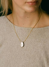 Load image into Gallery viewer, Raindrop Necklace in Mother of Pearl