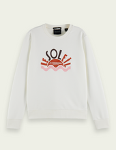 Load image into Gallery viewer, Le Soleil Off white organic cotton-blend sweater