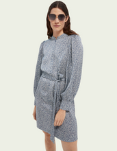 Load image into Gallery viewer, Draped printed dress