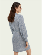 Load image into Gallery viewer, Draped printed dress