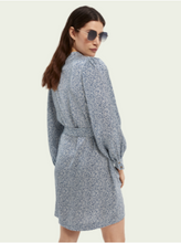 Load image into Gallery viewer, Draped printed dress