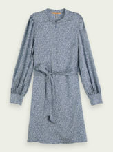 Load image into Gallery viewer, Draped printed dress