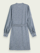 Load image into Gallery viewer, Draped printed dress