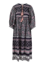 Load image into Gallery viewer, Farah midi dress in Pushkar Rose