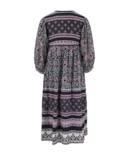 Load image into Gallery viewer, Farah midi dress in Pushkar Rose