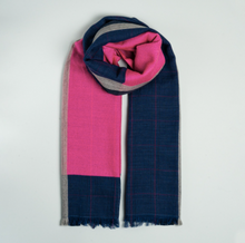 Load image into Gallery viewer, Pop Pink Blue Tweed