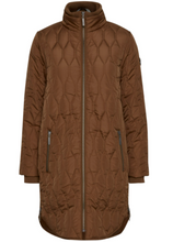 Load image into Gallery viewer, Tobacco Brown Padded Coat