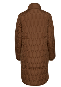 Tobacco Brown Padded Coat