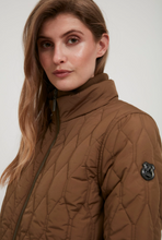 Load image into Gallery viewer, Tobacco Brown Padded Coat