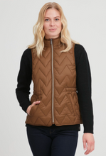 Load image into Gallery viewer, Gold Brown Padded Gilet