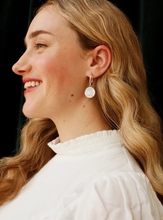 Load image into Gallery viewer, Moon II Hoops - Silver