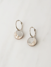 Load image into Gallery viewer, Moon II Hoops - Silver