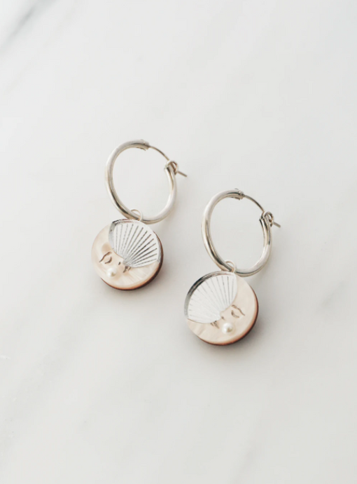Moon II Hoops - Silver