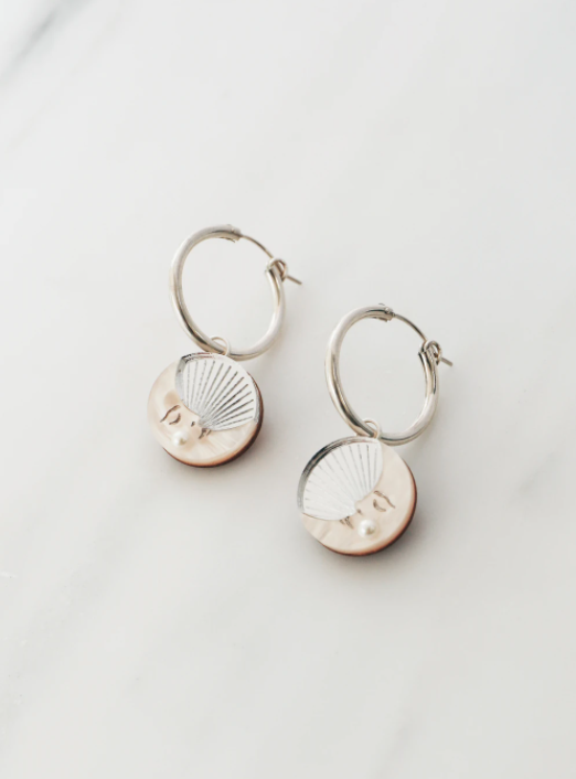 Moon II Hoops - Silver