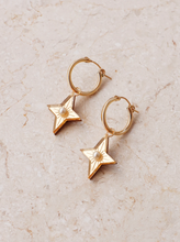 Load image into Gallery viewer, Star Hoops