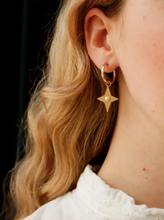 Load image into Gallery viewer, Star Hoops