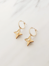 Load image into Gallery viewer, Star Hoops