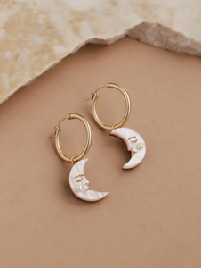 Moon Hoops - Gold