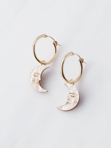 Moon Hoops - Gold