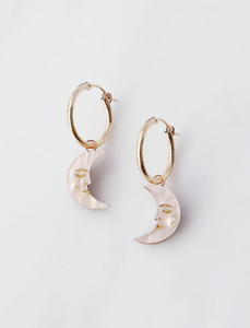 Moon Hoops - Gold