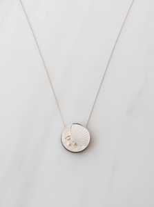 Moon Necklace - Silver